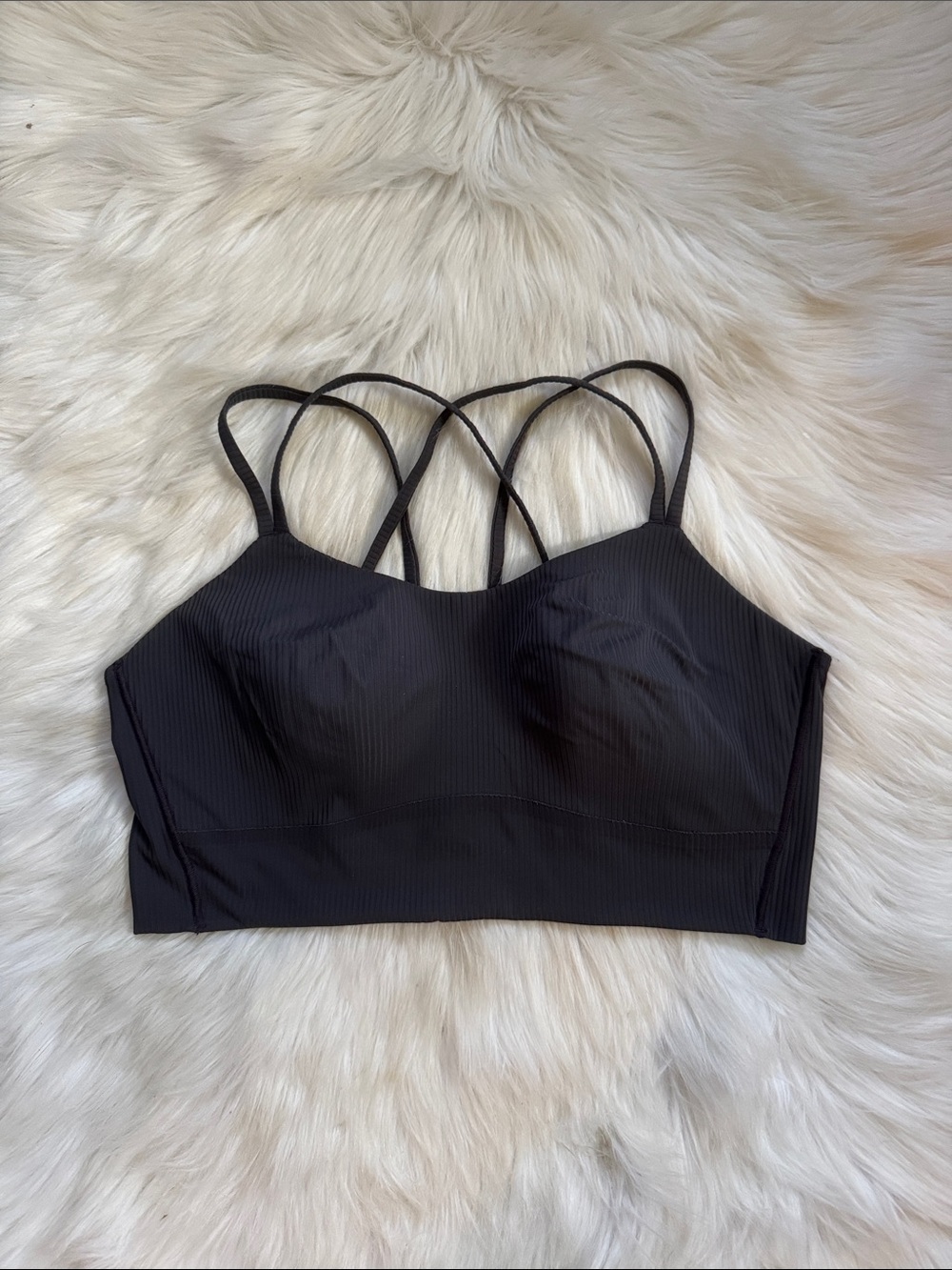 NWT Lululemon Like a Cloud B/C Sports Bra Grey Size 12